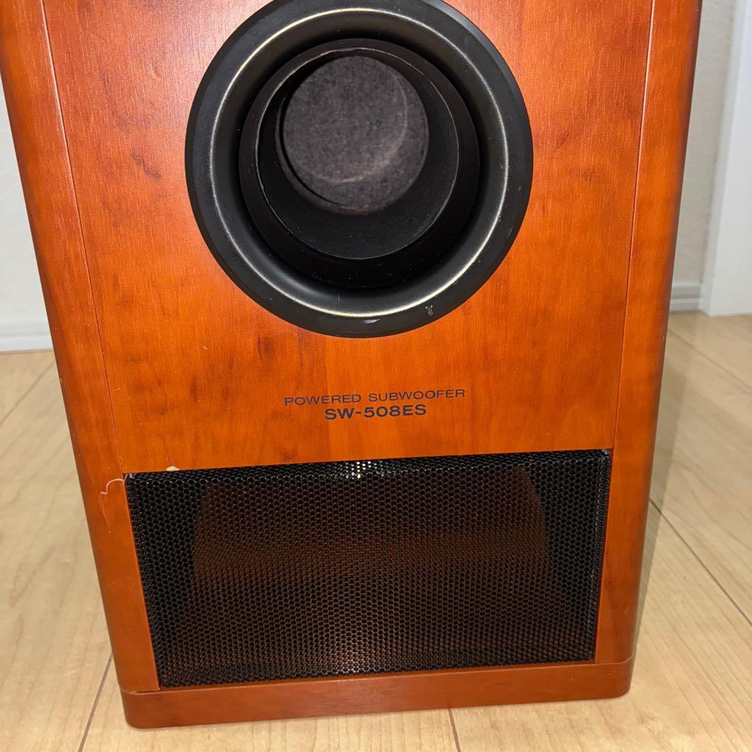 希少ケンウッド KENWOOD アンプ内蔵サブウーファー SW-508ES 美品