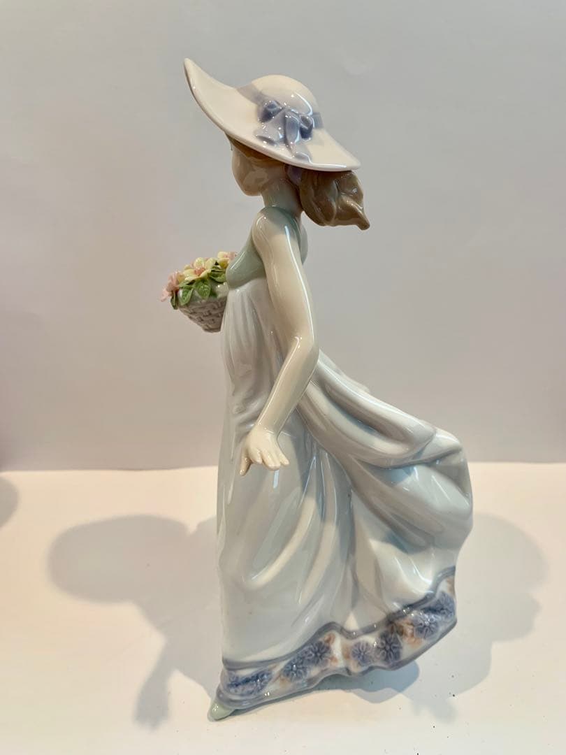 リヤドロ　LLADRO　春の花かご　#5790　置物　陶磁器
