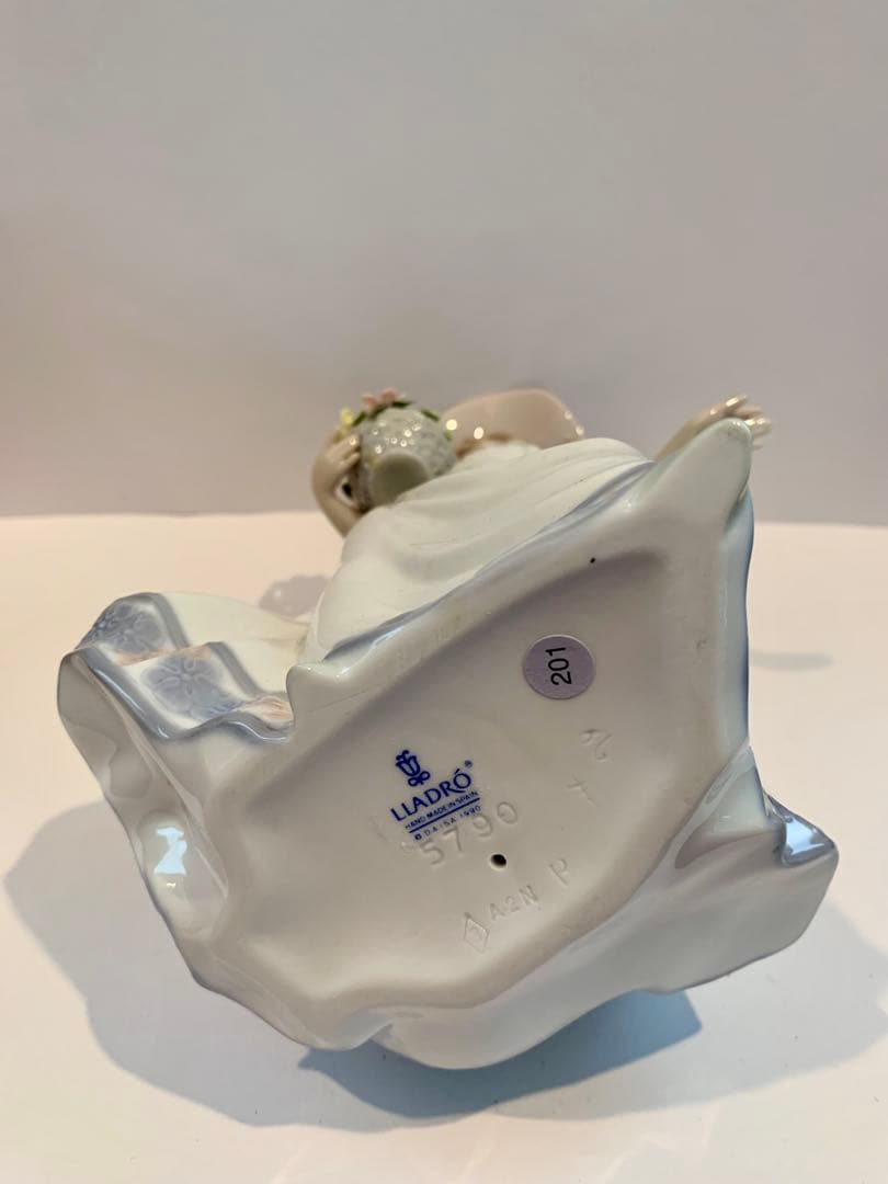 リヤドロ　LLADRO　春の花かご　#5790　置物　陶磁器