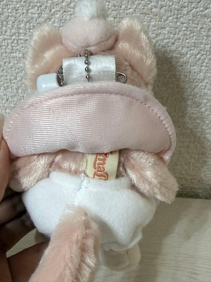 ダンシングスノーフレークス　リーナベル ぬいぐるみバッジ　ディズニーシー