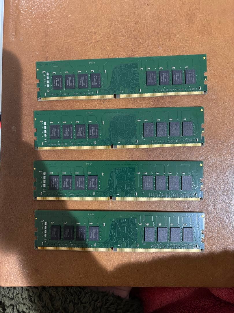 【ジャンク】Kingston DDR4 16GB 4枚 計64GB