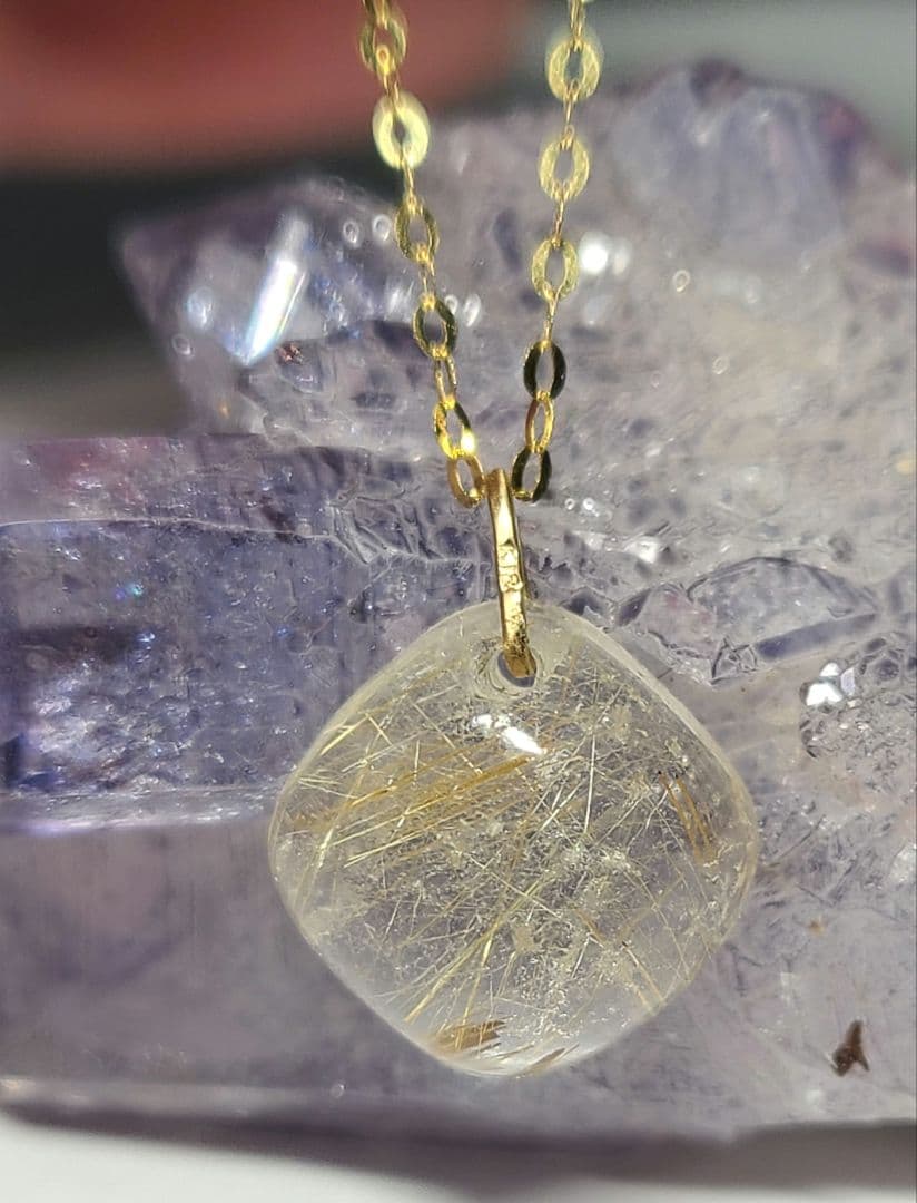 ニケ☆★ミャンマー産ブルースピネル、ブラジル産ルチルクオーツ★オーダー