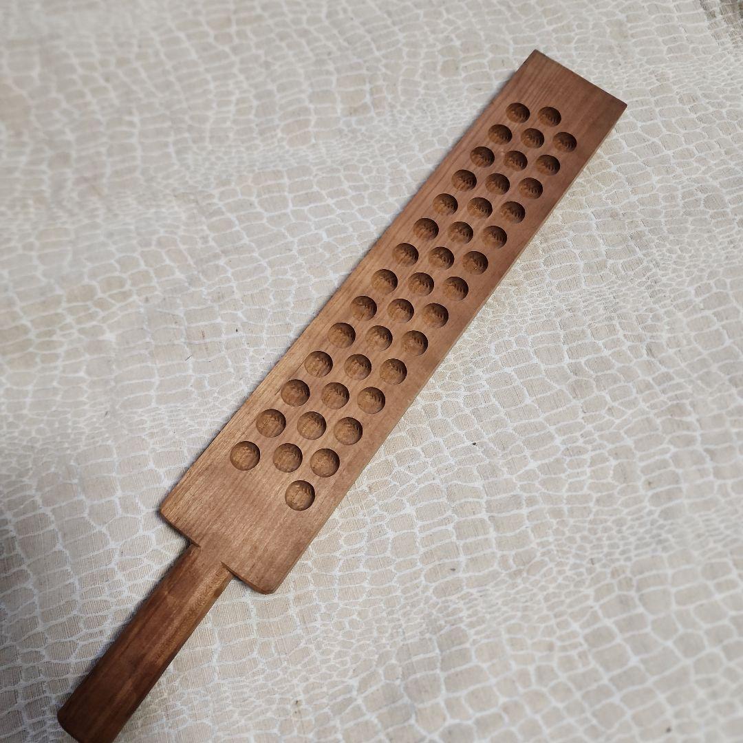 菓子木型　野球　古い 木型 菓子型 和菓子 木製 古道具 古物