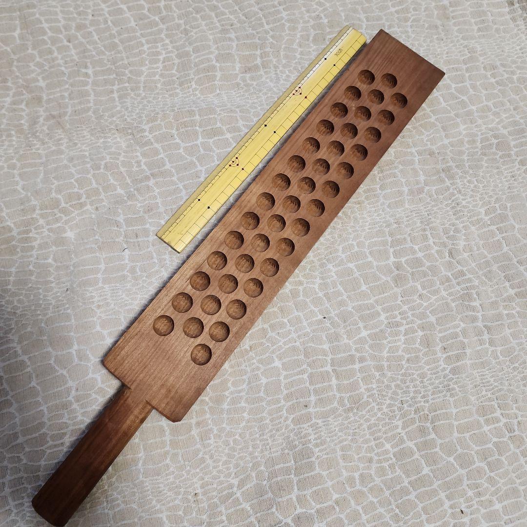 菓子木型　野球　古い 木型 菓子型 和菓子 木製 古道具 古物