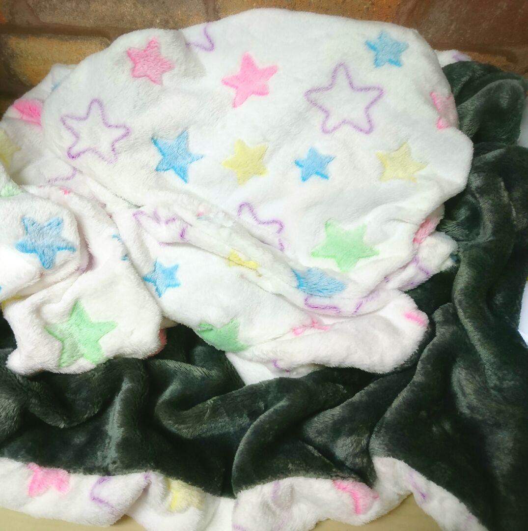 専用❤みかん❤トロっふわ❤長め…超特大ブランケット⭐ボアケット⭐星