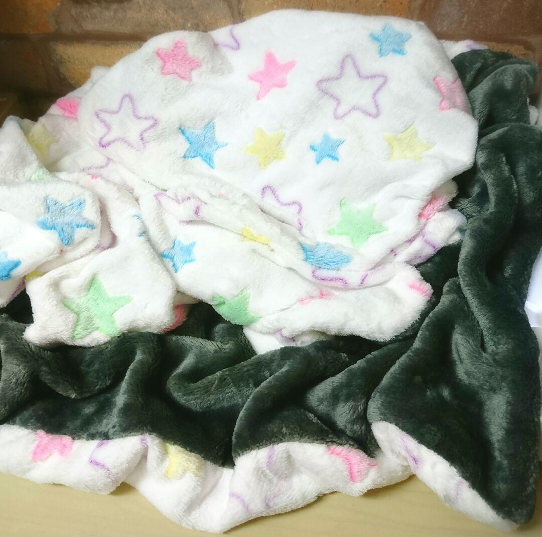 専用❤みかん❤トロっふわ❤長め…超特大ブランケット⭐ボアケット⭐星