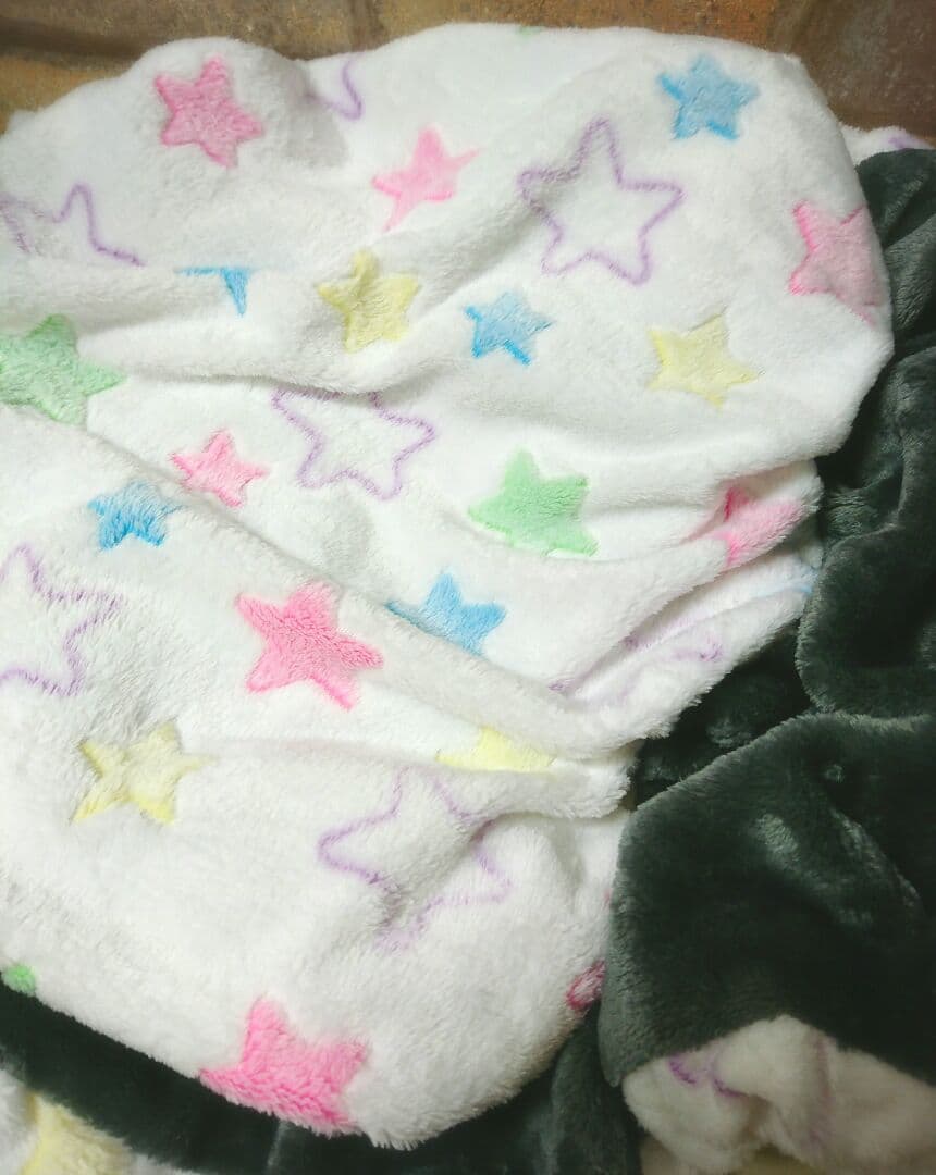 専用❤みかん❤トロっふわ❤長め…超特大ブランケット⭐ボアケット⭐星