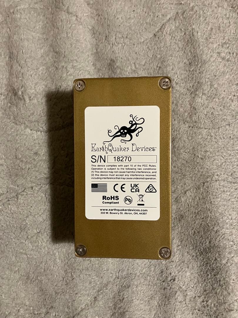 ギター EarthQuaker Devices Hoof fuzz
