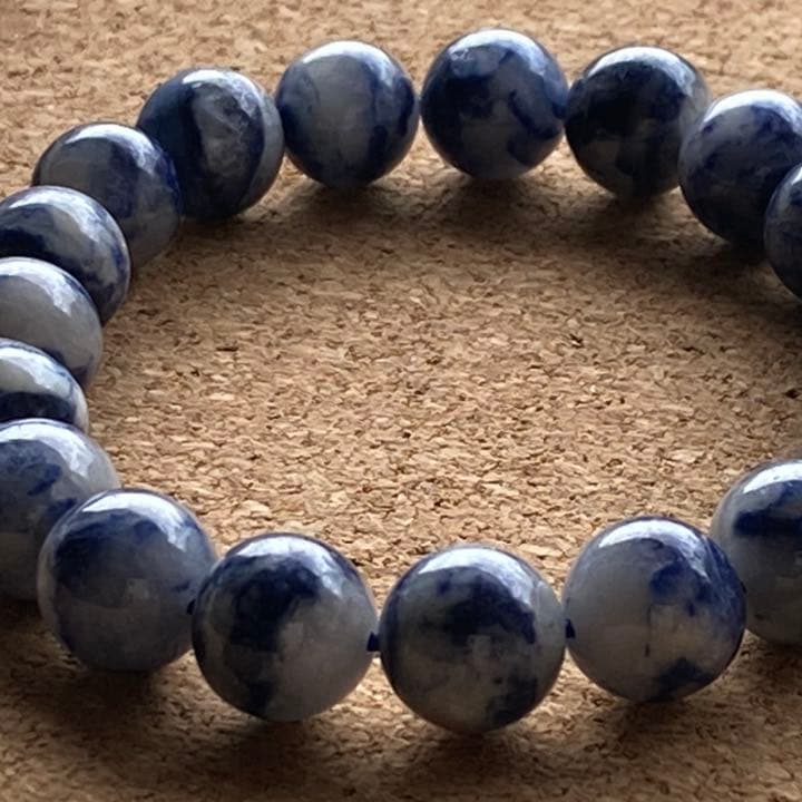 SALE品デュモルチェライトインクォーツ ブレスレット