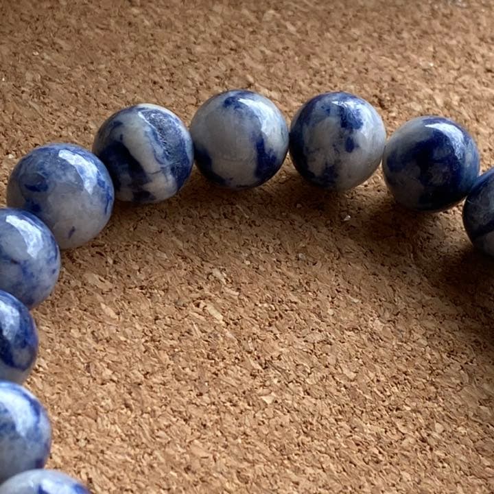 SALE品デュモルチェライトインクォーツ ブレスレット