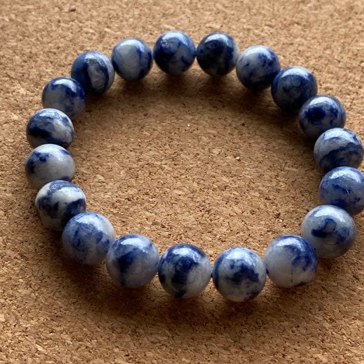 SALE品デュモルチェライトインクォーツ ブレスレット