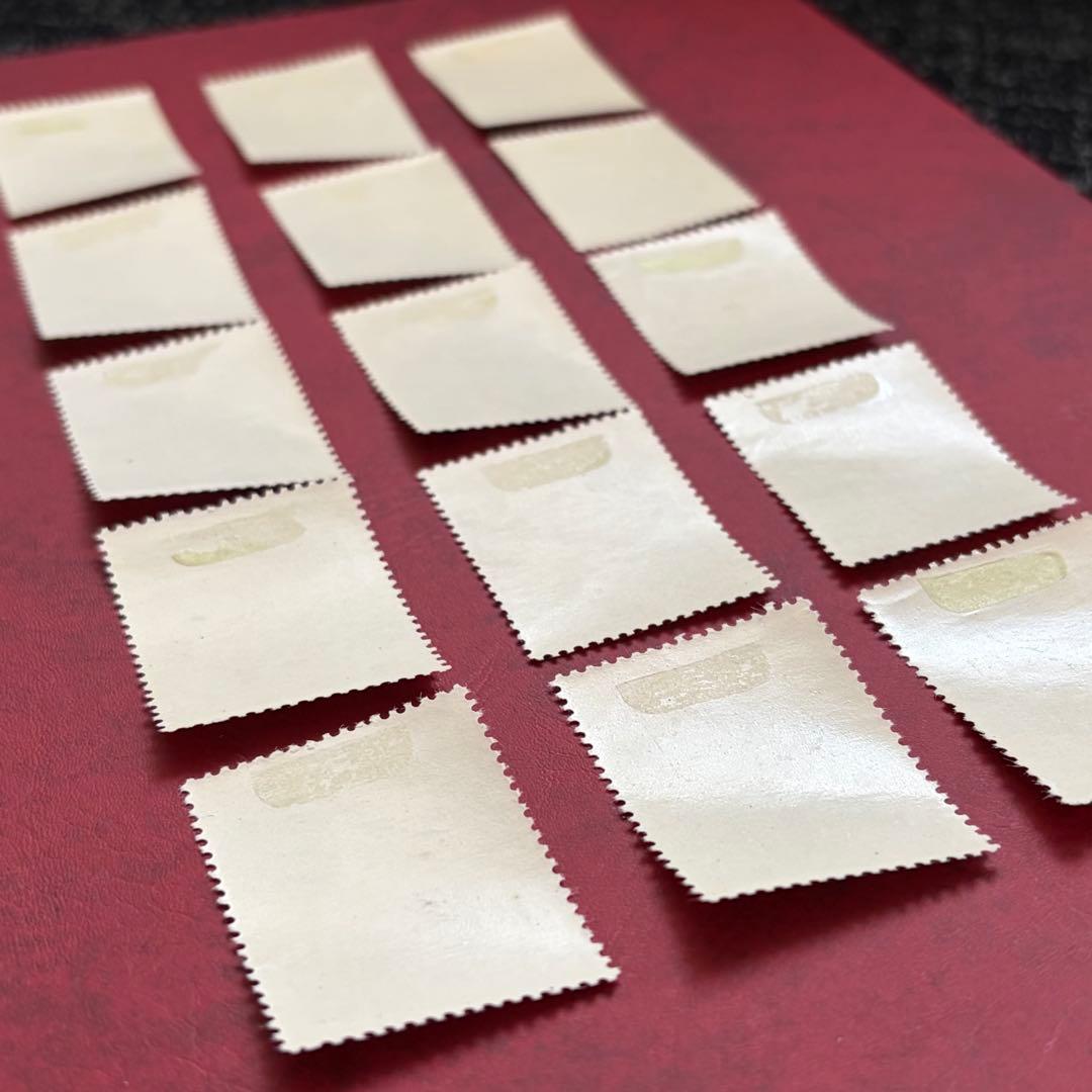 【未使用】中国切手　特６１　牡丹　１５種完