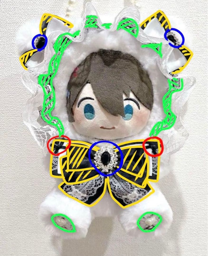 おすわり♥18cm♥ぬい服♥ 「わんぱく！刀剣乱舞」 ♥W56