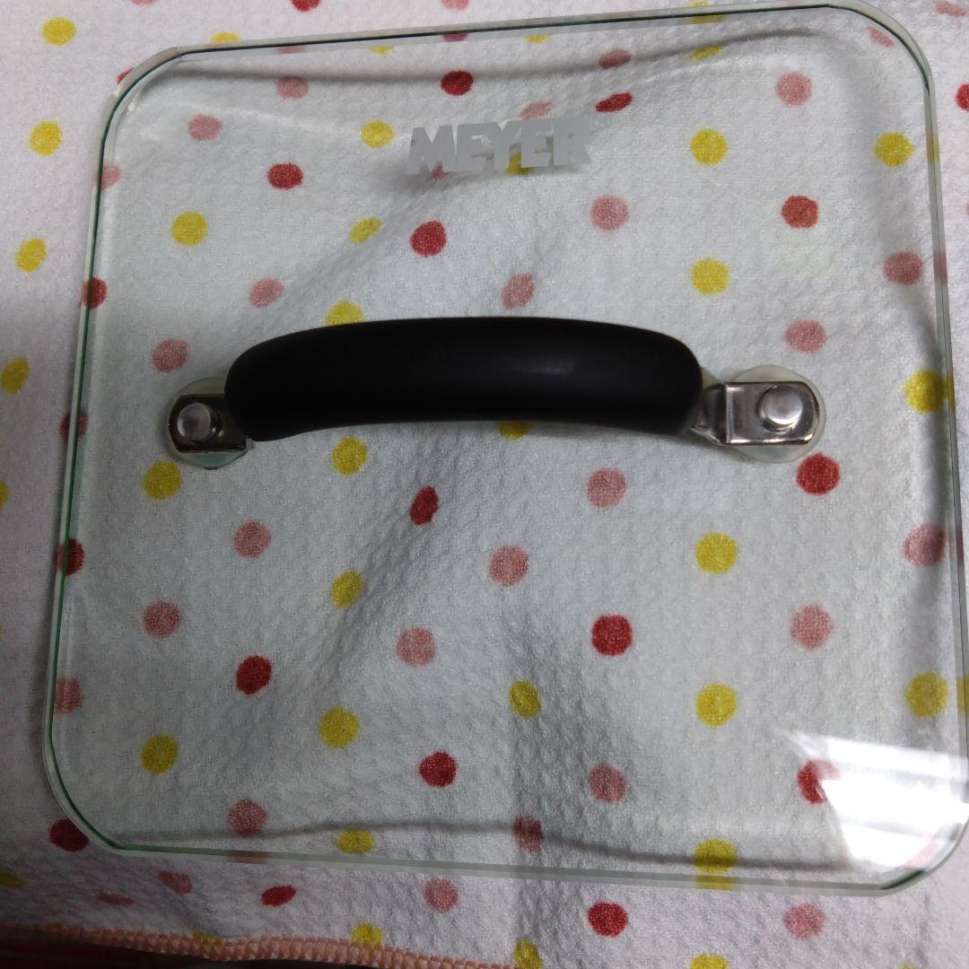 MEYER　マイヤー　パーフェクト　グリルパン　ガラスプレス＆蓋付き