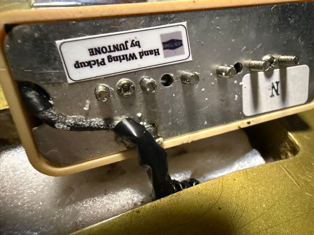 エレキギター ゴールドApprsiserさま仕様