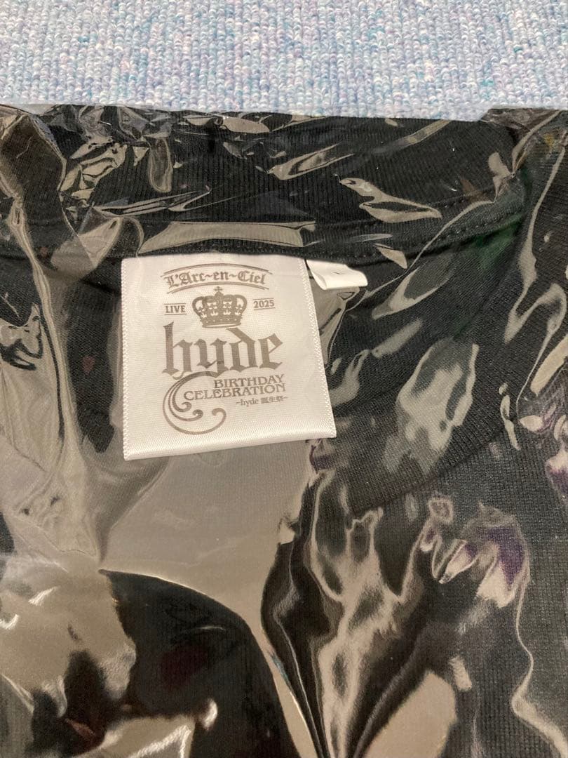 【新品未開封】hyde誕生祭　旧ロゴ　ロングスリーヴTシャツ黒　Lサイズ