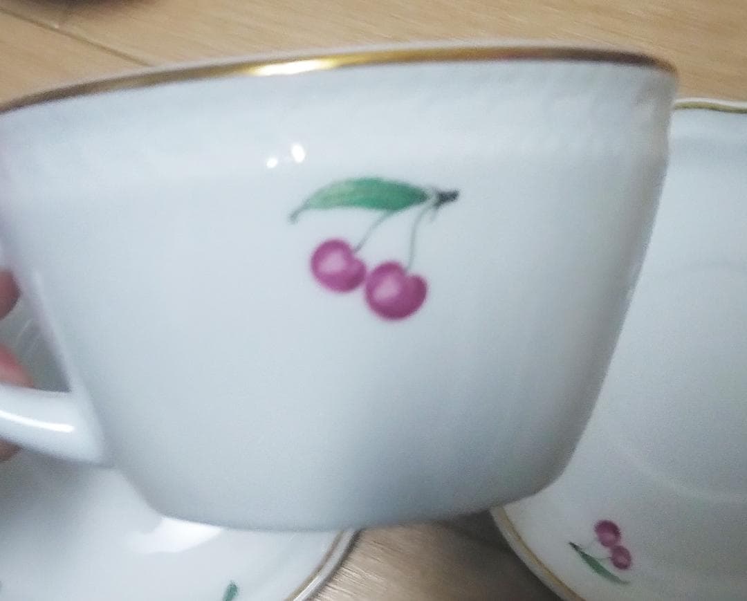 懸賞当選品　サンキスト　リチャード　ジノリ　ペアカップ　＆　ソーサー