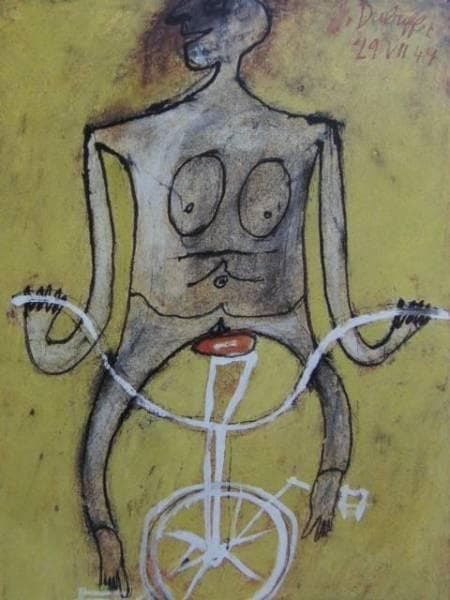 Jean Dubuffet、Cycliste Nue、海外版超希少レゾネ
