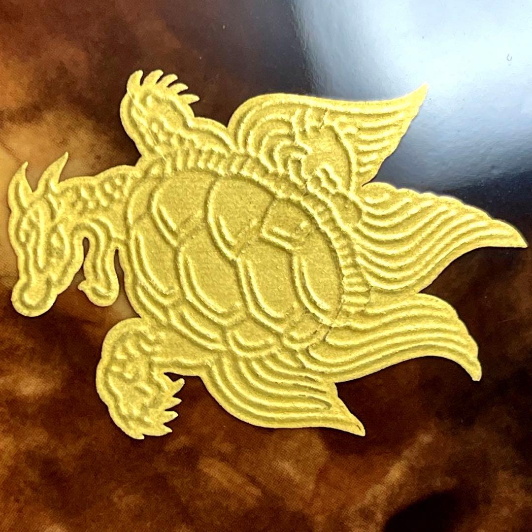 ノリタケ　マーブル柄プレート　3枚　玄武/青龍/朱雀