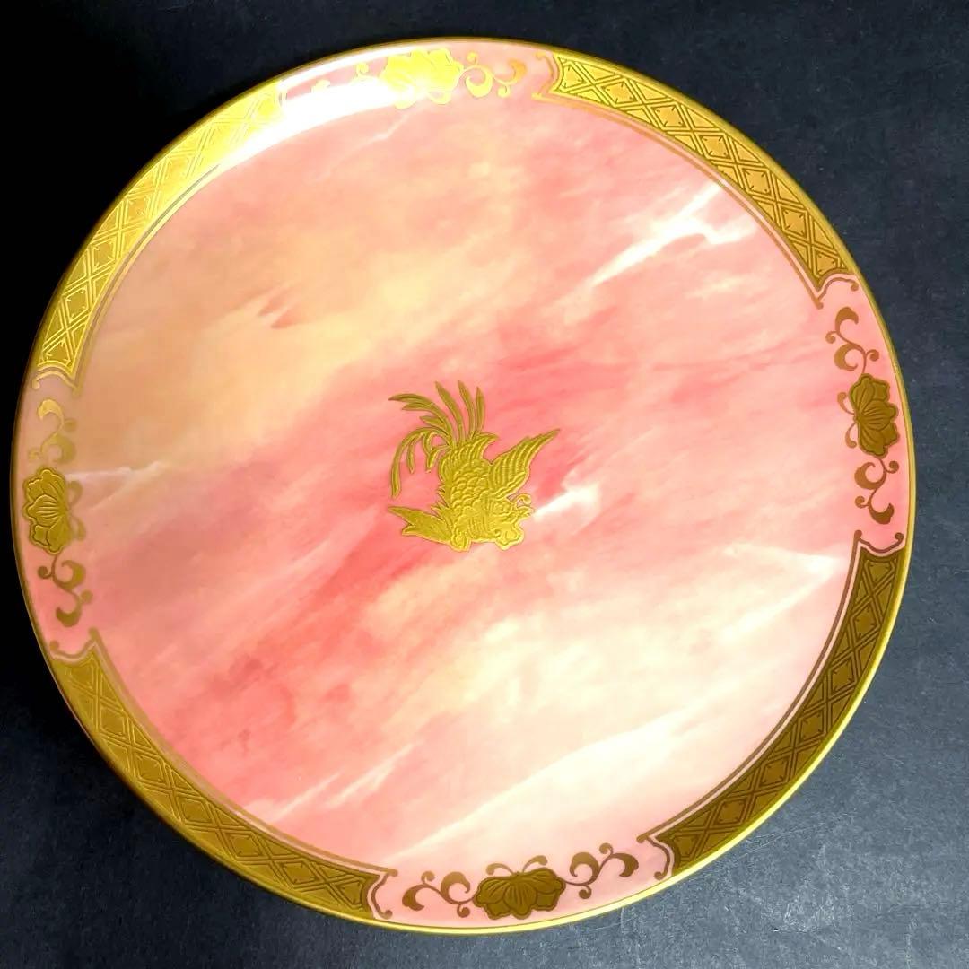 ノリタケ　マーブル柄プレート　3枚　玄武/青龍/朱雀