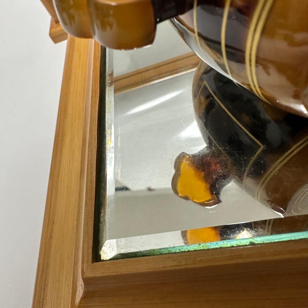 本鼈甲　べっ甲細工　ねずみと小槌　ガラスケース付き　縁起物