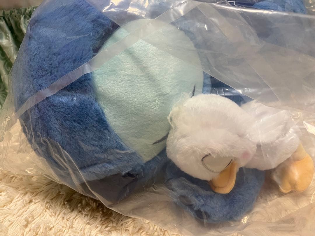 スティッチとダックのぬいぐるみ 約87cm