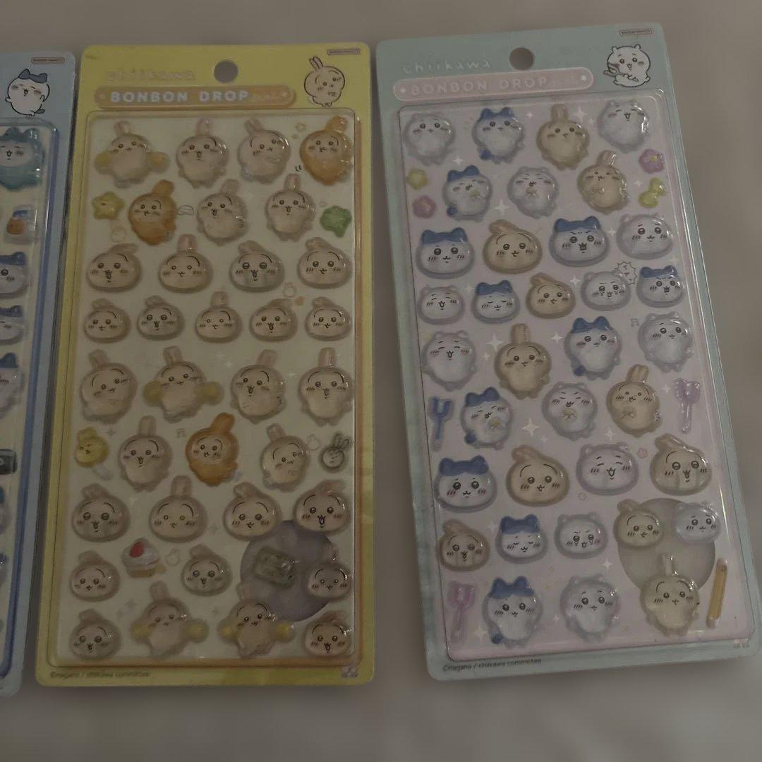 【正規品】ちいかわ ボンボンドロップシール 第1弾 4種コンプ