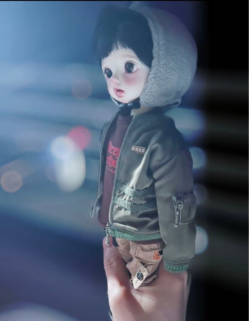 bjd専用 王一博 ドール ぬいぐるみ お洋服 陳情令 長空之王 ジャケット