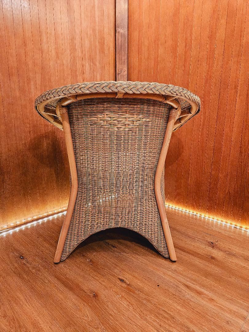 Rattan Auster ナチュラル天然素材 日本製 1Ｐソファ ①