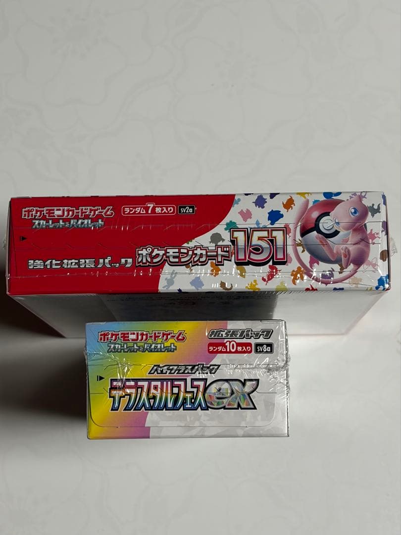 ポケモンカード　151 テラスタルフェス　シュリンク付き　新品未開封BOX