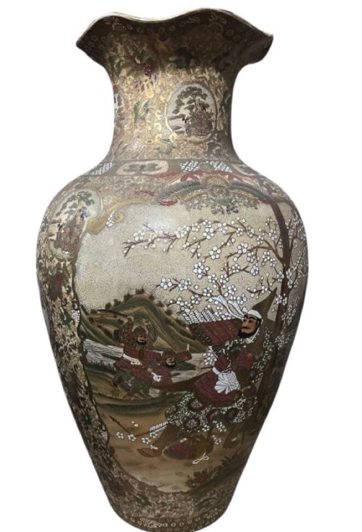 手渡し限定　大型　特大　薩摩焼き　高さ92センチ　花瓶　壺