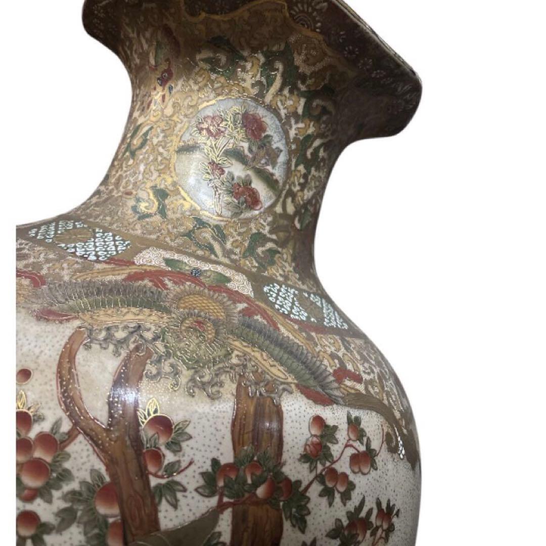 手渡し限定　大型　特大　薩摩焼き　高さ92センチ　花瓶　壺