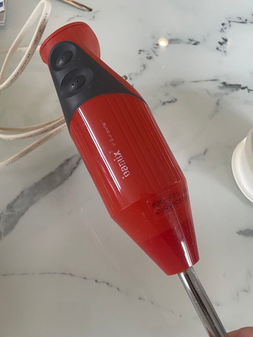 お料理ビギナーに　手軽に使えるbamix m250レッド