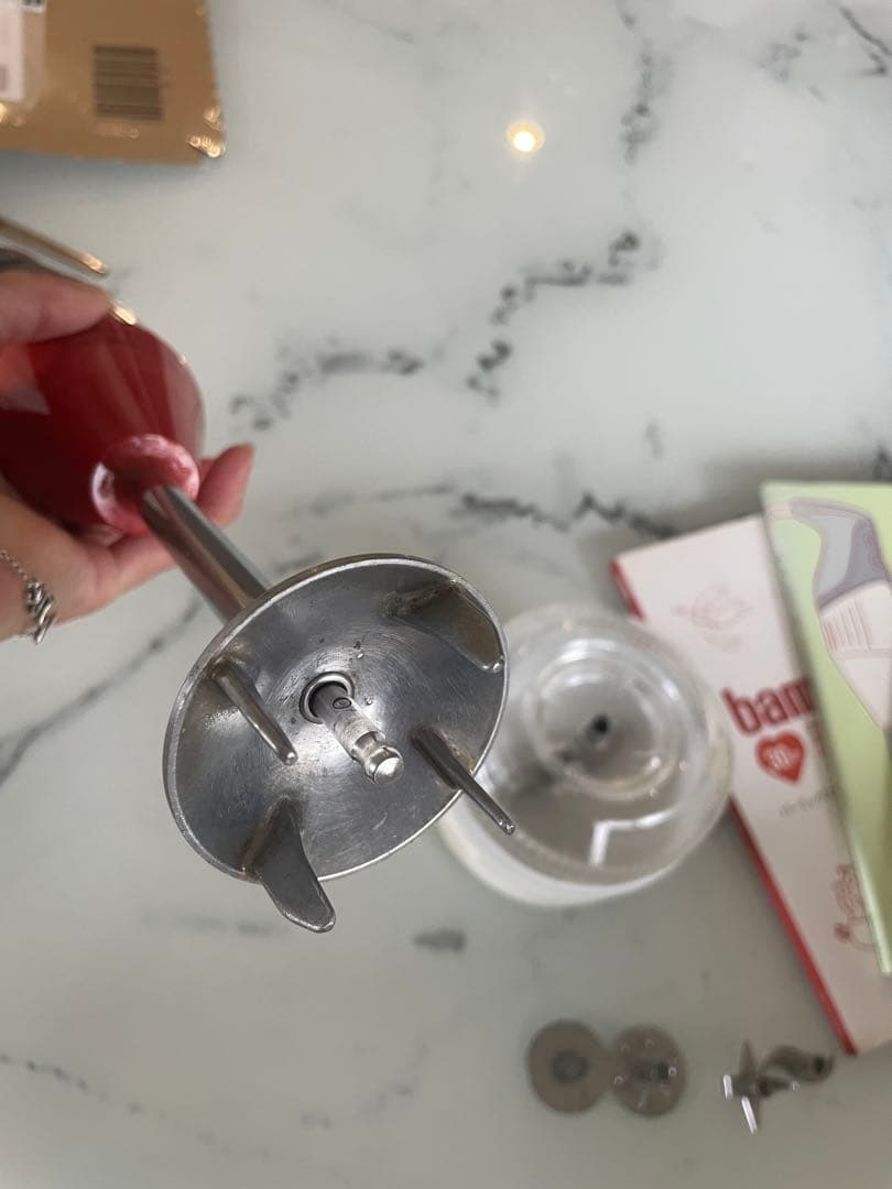 お料理ビギナーに　手軽に使えるbamix m250レッド