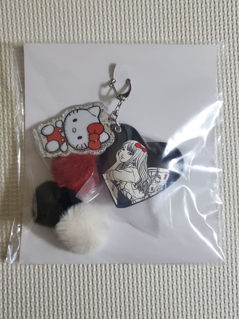 エニマイくじ 富江 キティ クッション トートバッグ ハートキーホルダー