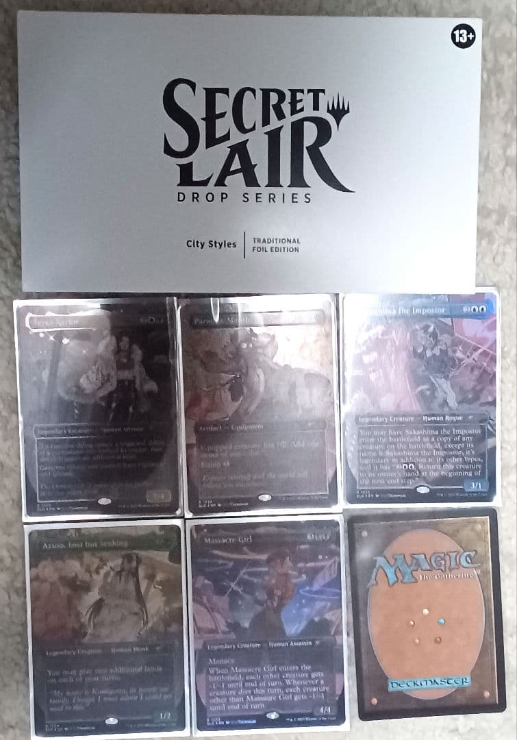 MTG Secret Lair City Styles Foil 開封品