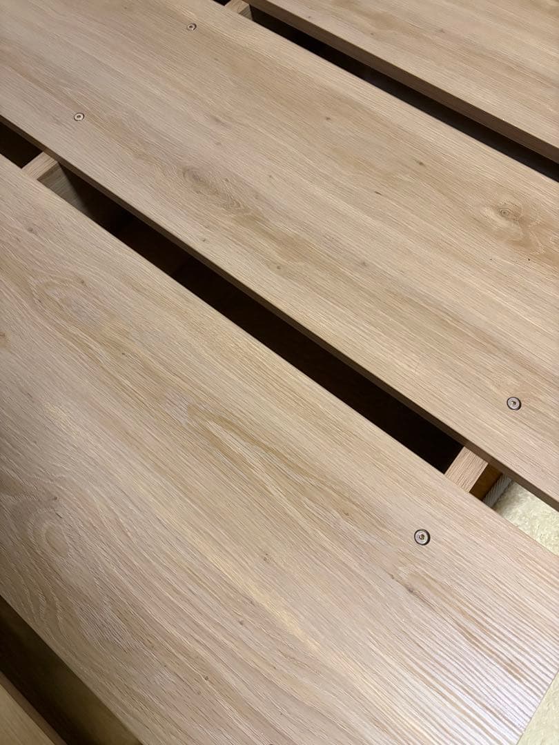 【美品】LOWYA すのこベッドフレーム　セミダブル