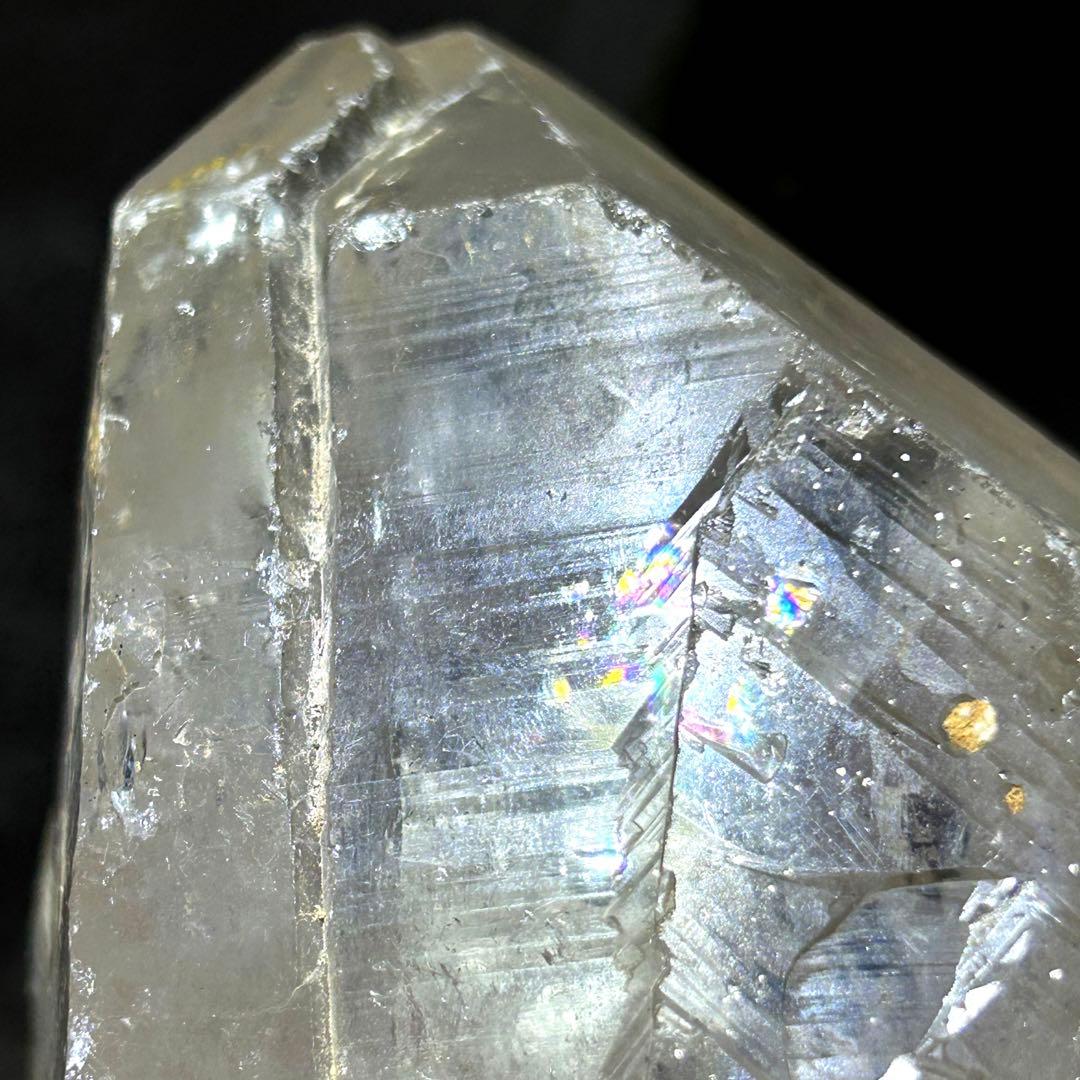 ☆ラッキー様！帝王秘宝！極美！アナテース　レインボー　水晶　原石　クラスター