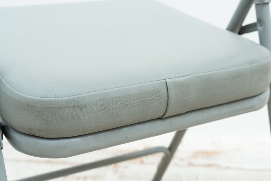 アメリカ製 折りたたみ椅子 クッション付 ビンテージ Scholar Craft