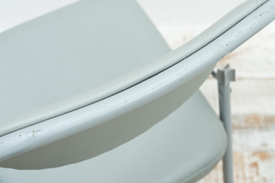 アメリカ製 折りたたみ椅子 クッション付 ビンテージ Scholar Craft