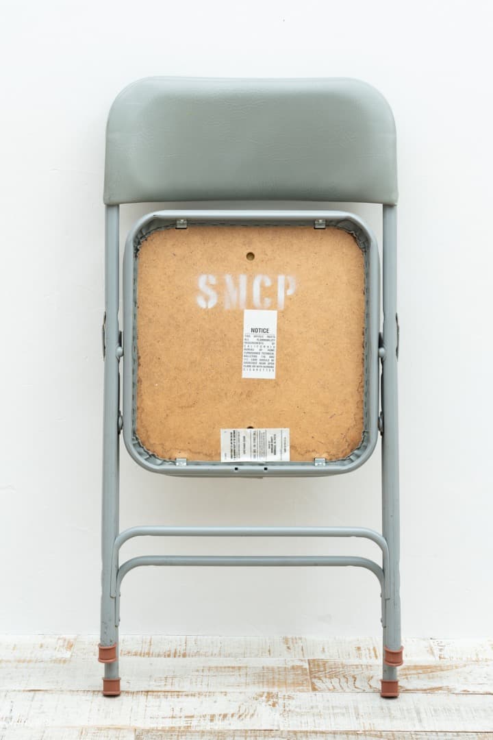 アメリカ製 折りたたみ椅子 クッション付 ビンテージ Scholar Craft