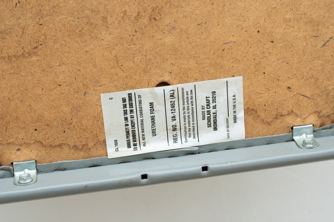 アメリカ製 折りたたみ椅子 クッション付 ビンテージ Scholar Craft