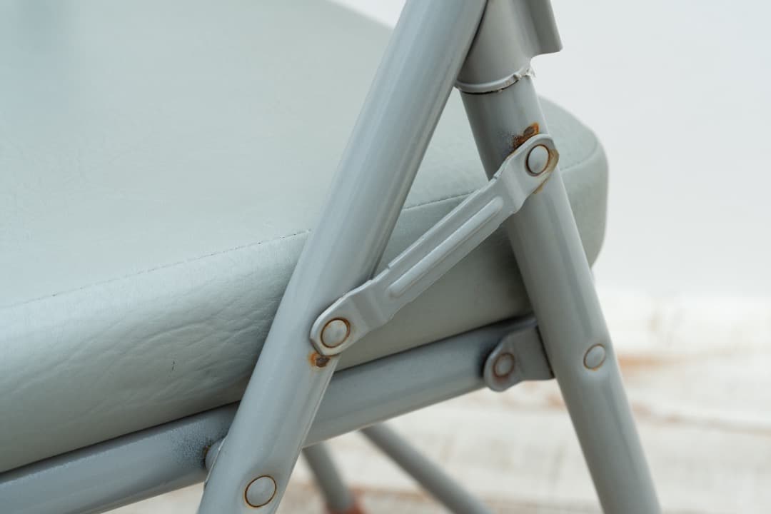 アメリカ製 折りたたみ椅子 クッション付 ビンテージ Scholar Craft