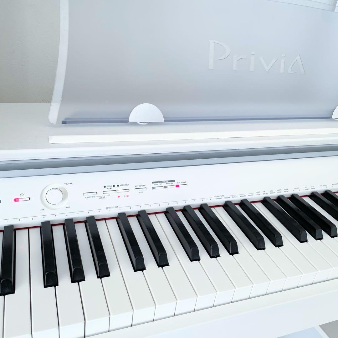 ホワイト PriviA 電子ピアノ PX-750 プリヴィア プリビアCASIO
