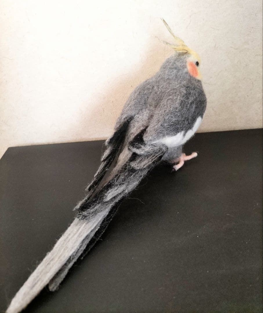 羊毛フェルト オカメインコ ノーマル オス