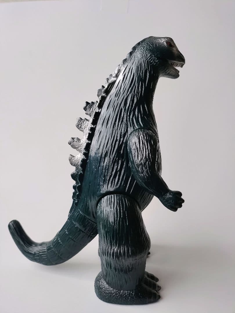 X*l様 美品 ゴジラ 復刻版 ソフビ 1992年 バンダイ ブルマァク 東宝怪