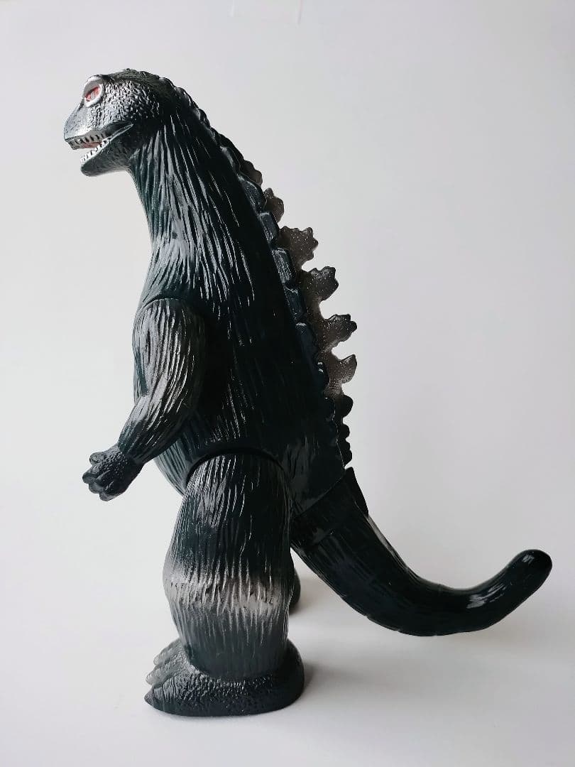 X*l様 美品 ゴジラ 復刻版 ソフビ 1992年 バンダイ ブルマァク 東宝怪