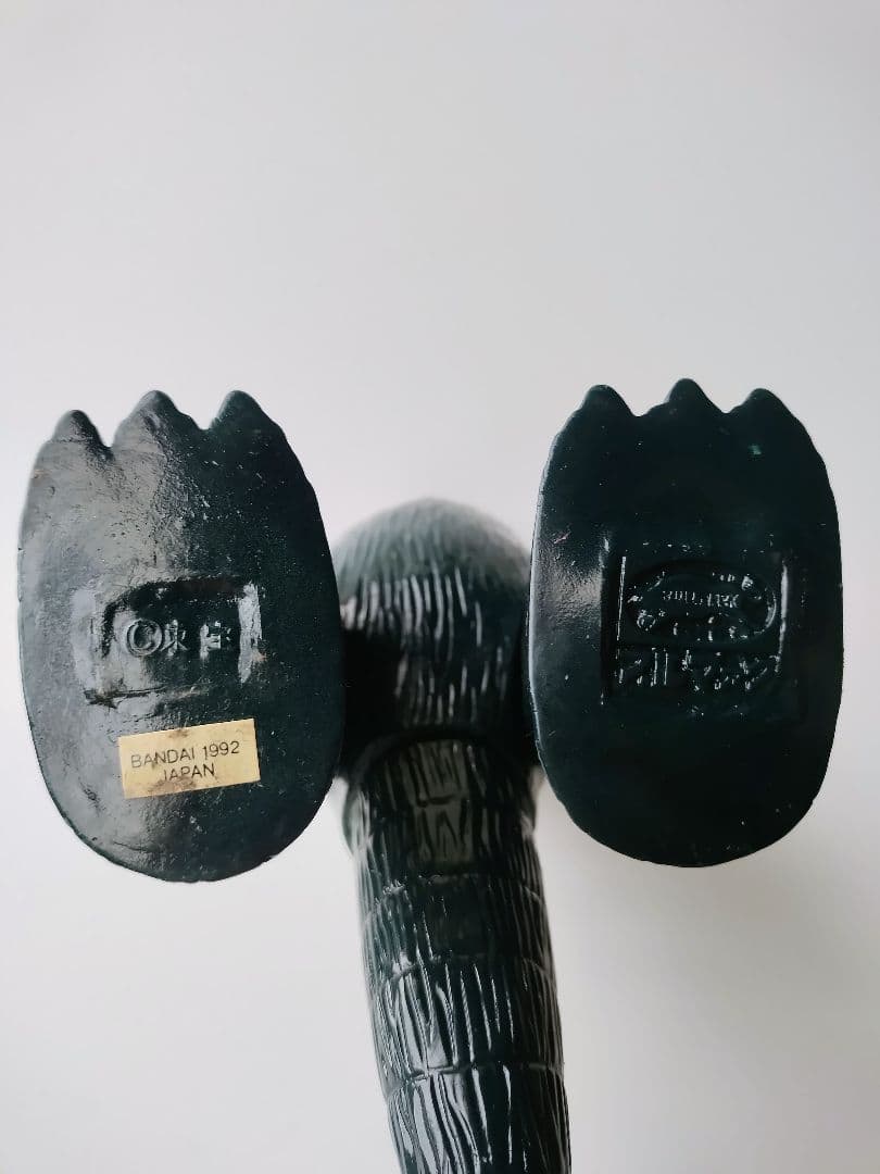 X*l様 美品 ゴジラ 復刻版 ソフビ 1992年 バンダイ ブルマァク 東宝怪