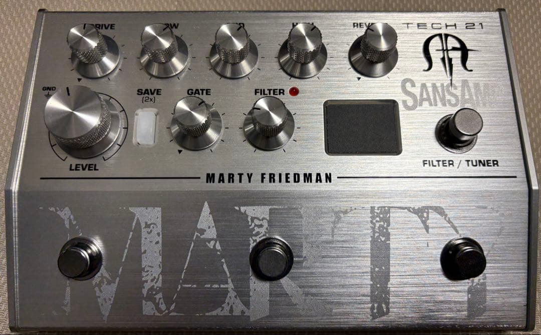 ギター Tech21 Marty Friedman SansAmp MF1