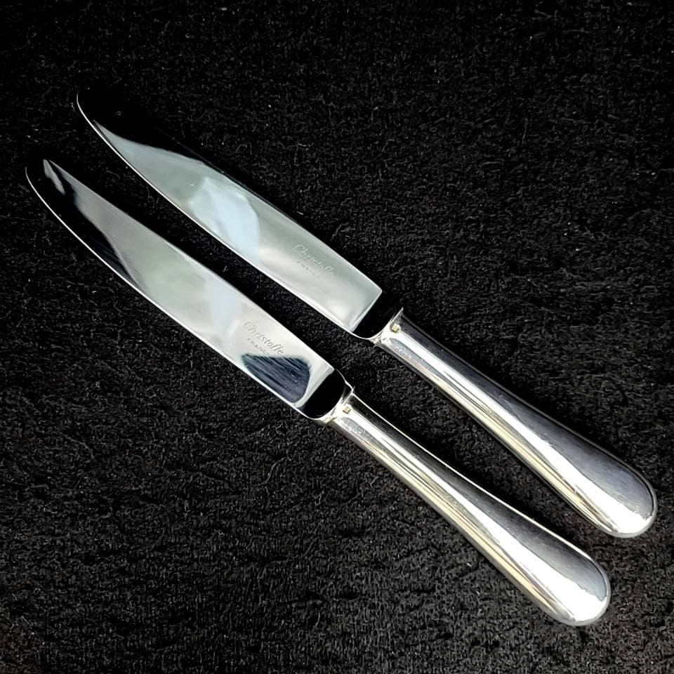 △美品△クリストフル　アルビ　テーブルナイフ　フォーク　スプーン　箱つき